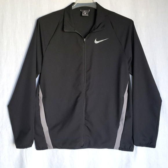 NIKE Men Dri Fit Team Woven Black Training Jacket 928010 010 - Med - Picture 2 of 9